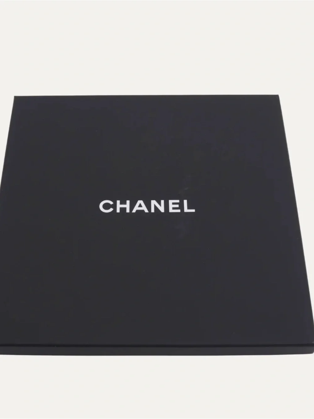 CHANEL Black and Red CC Logo Knit Hat